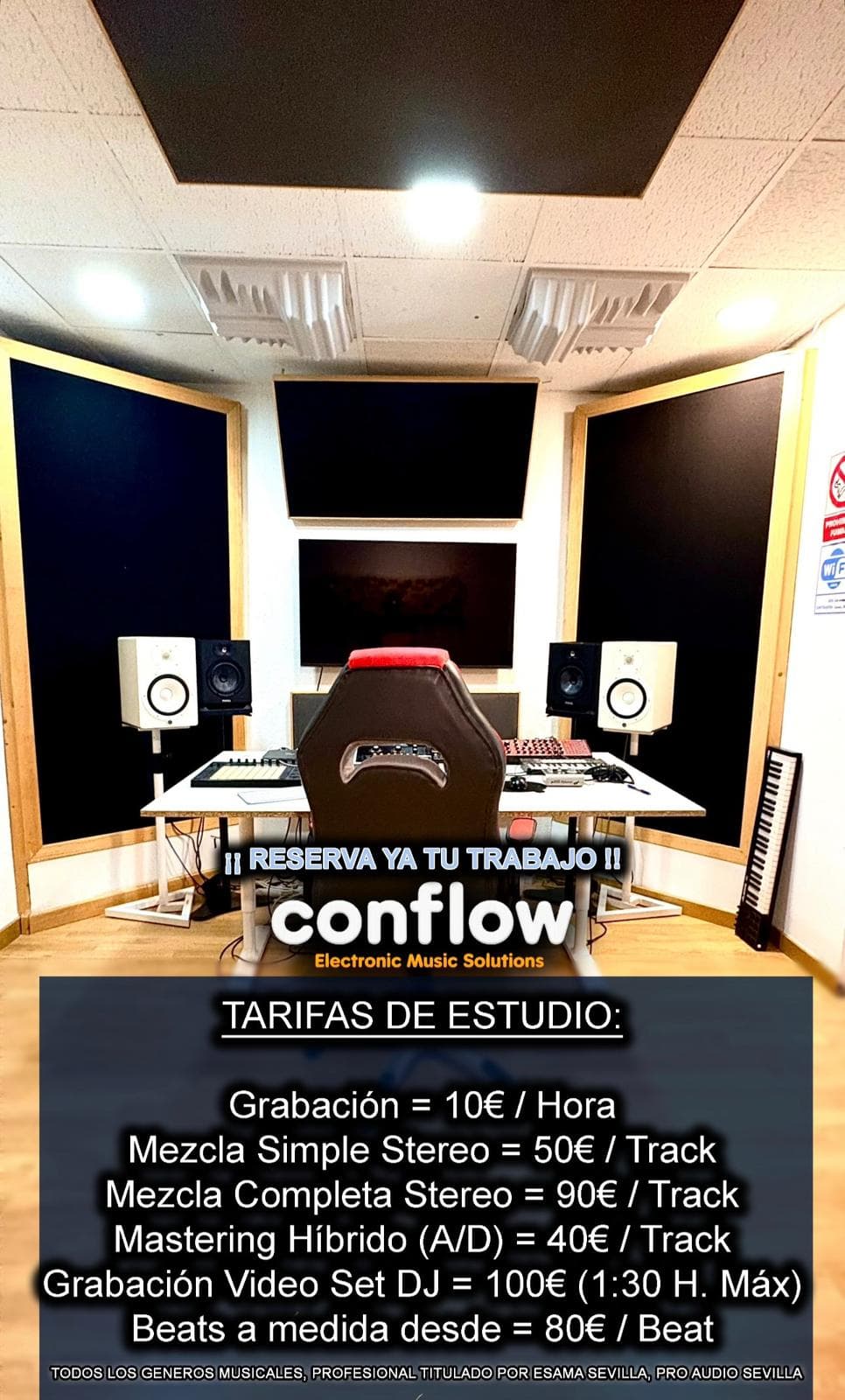 Tarifas CONFLOW Estudio